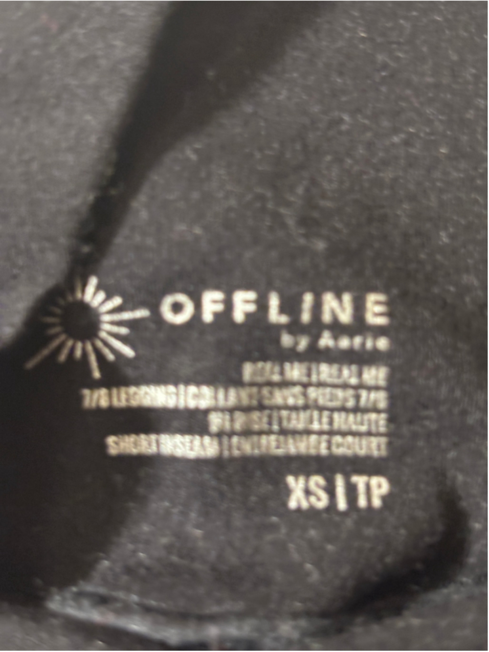 Offline by Aerie Black Yoga Pants - Size XS - Picture 2 of 6